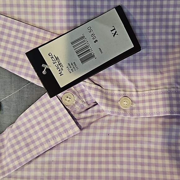 NWT Marc Ecko Cut & Sew mens button up long sleeve dress shirt - Picture 5 of 6